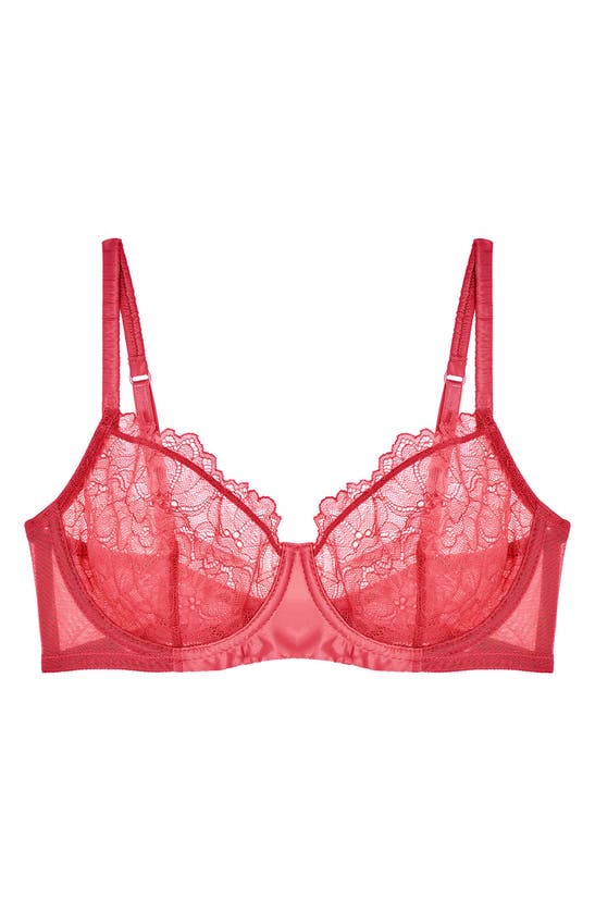 Shop Journelle Lexi Underwire Unlined Demi Bra In Tulipe