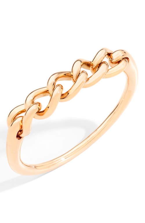 Pomellato Tango Chain Link Bangle in Rose Gold at Nordstrom, Size Medium
