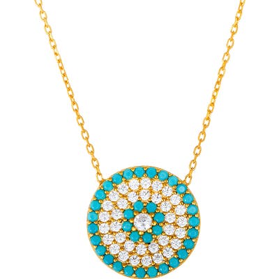 Lesa Michele Cubic Zirconia Pendant Necklace