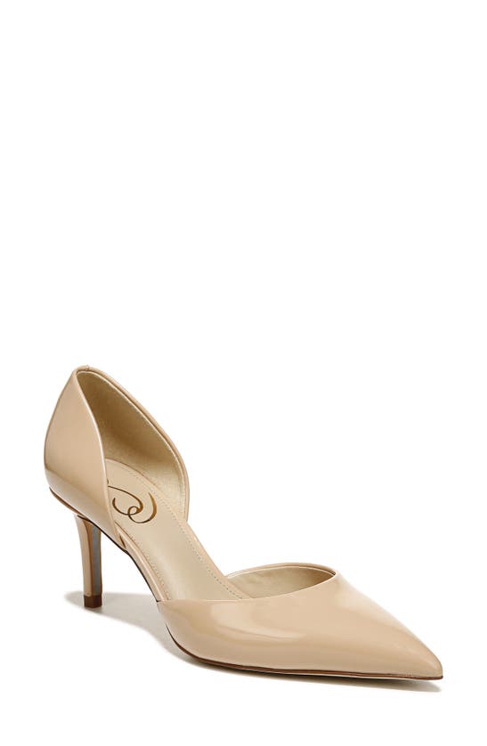 Sam Edelman Viv D'orsay Pointed Toe Pump In Beige Blush