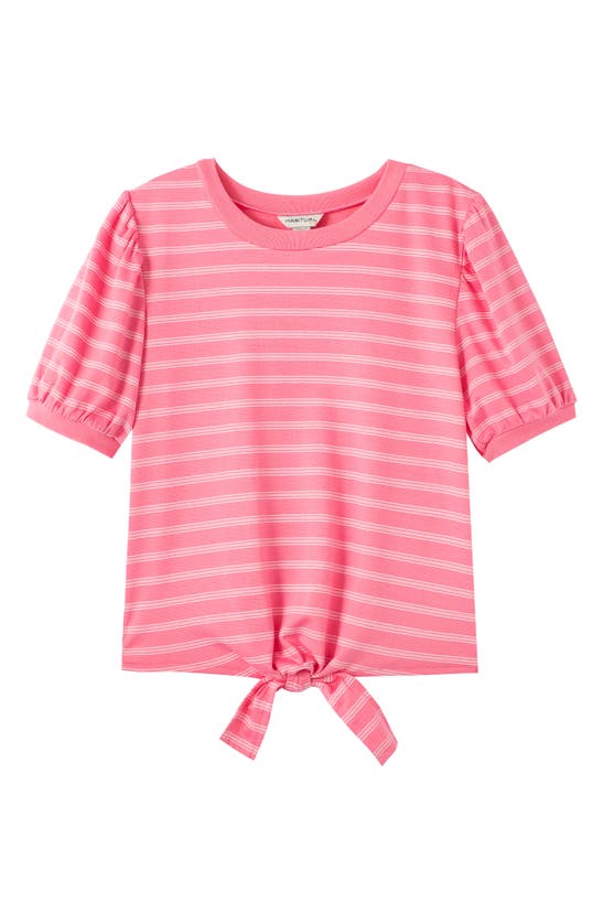 Habitual Girl Kids' Brynlee Stripe Top In Pink | ModeSens