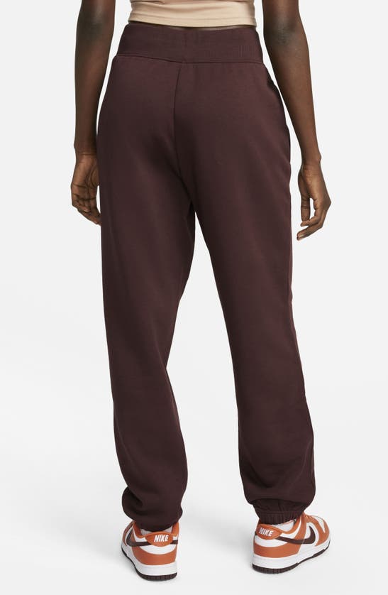 Shop Nike Phoenix Oversize High Waist Joggers In Earth