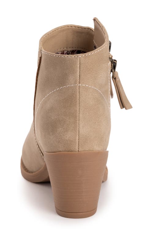 Muk Luks Yellowstone Yardley Bootie In Taupe