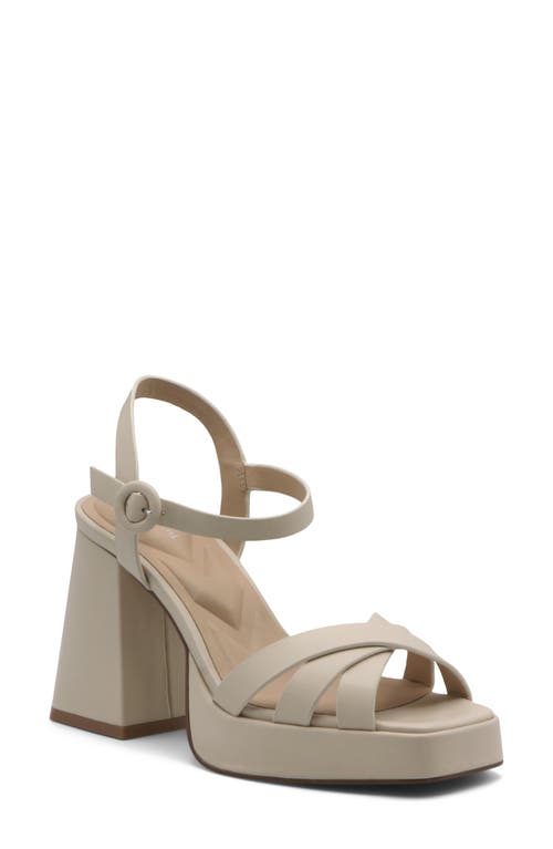 Barnaby Ankle Strap Sandal in Ivory