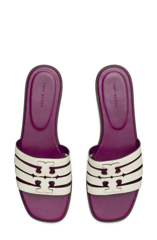 Tory Burch Ines Multistrap Sandal In Blanc/violet Wave