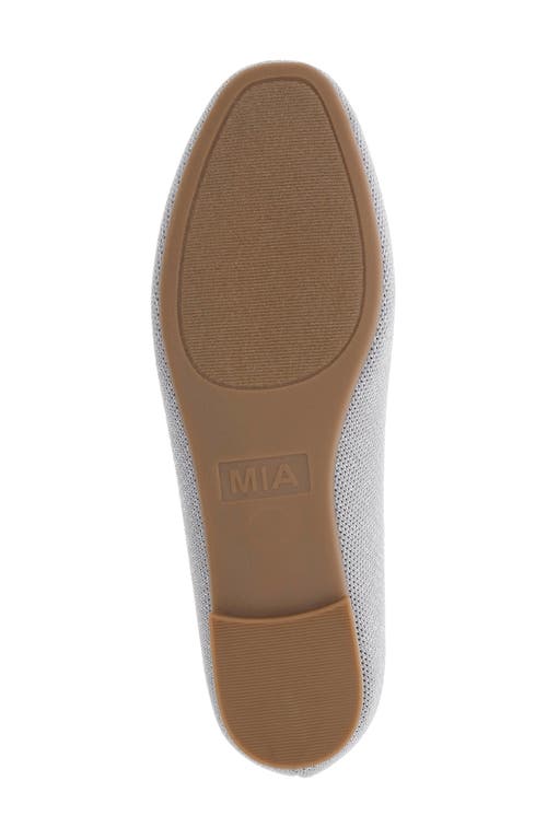 Mia Brendy Ballet Flat In Silver
