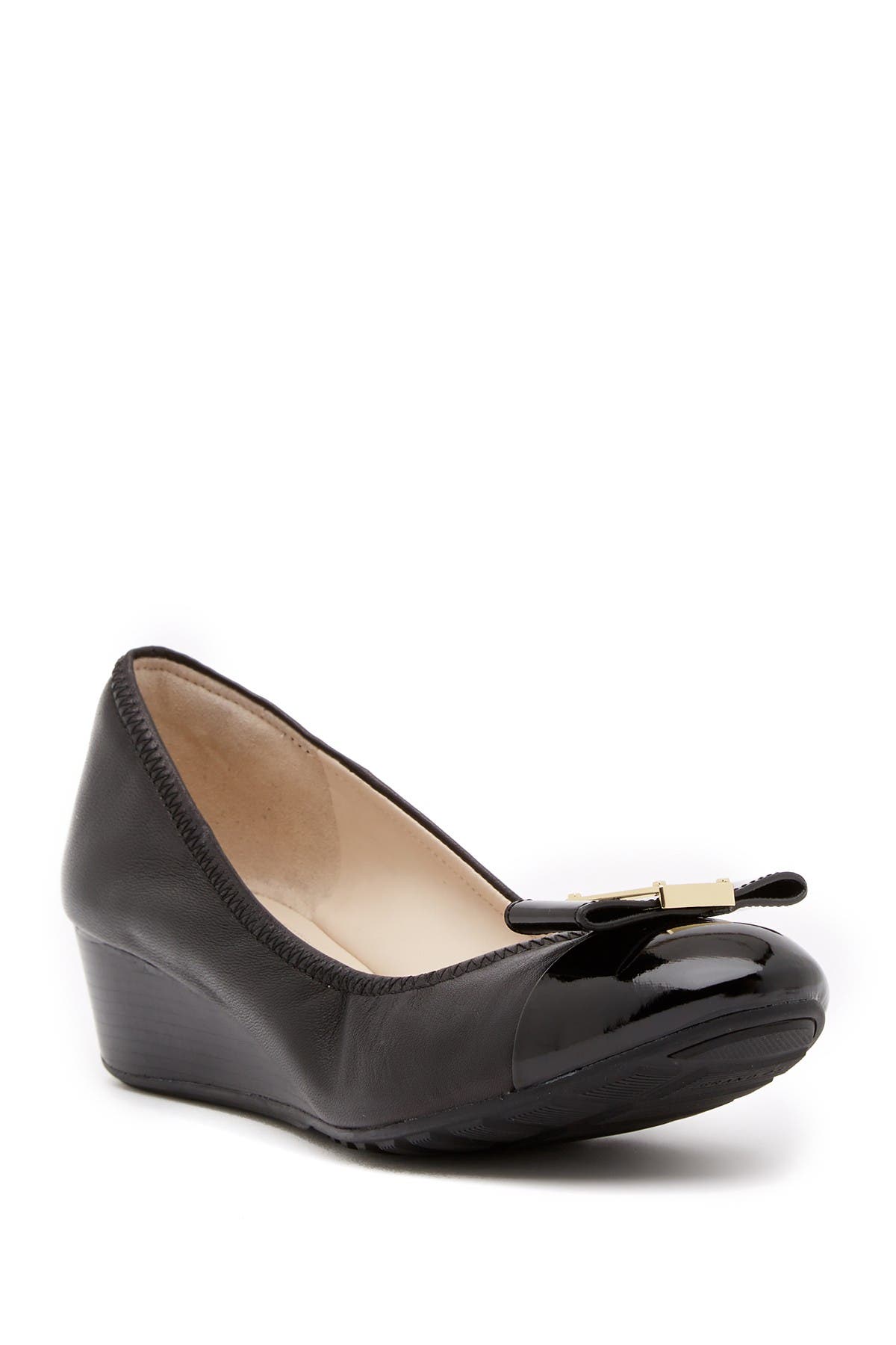 Cole Haan | Emory Bow Leather Wedge 