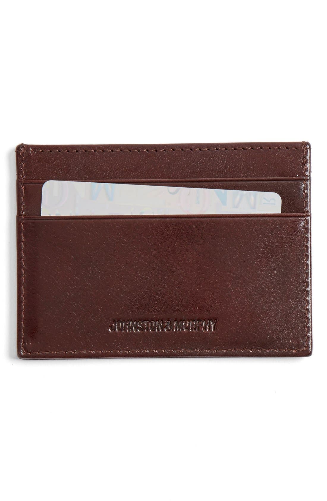 Johnston & Murphy Leather Card Case Nordstrom