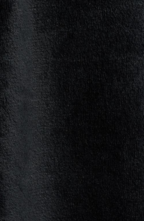Nordstrom Fleece Hooded Robe In Black