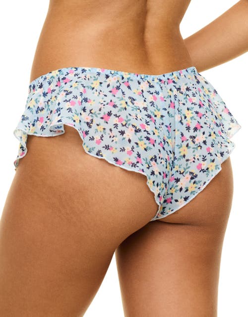 Shop Adore Me Graciela Cheeky Panties In Floral Blue