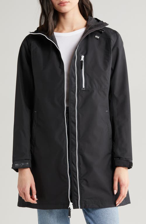 Belfast Waterproof Hooded Jacket in Black