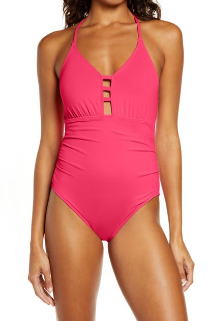LA BLANCA LADDERED MIO ONE-PIECE SWIMSUIT,LB0IG10
