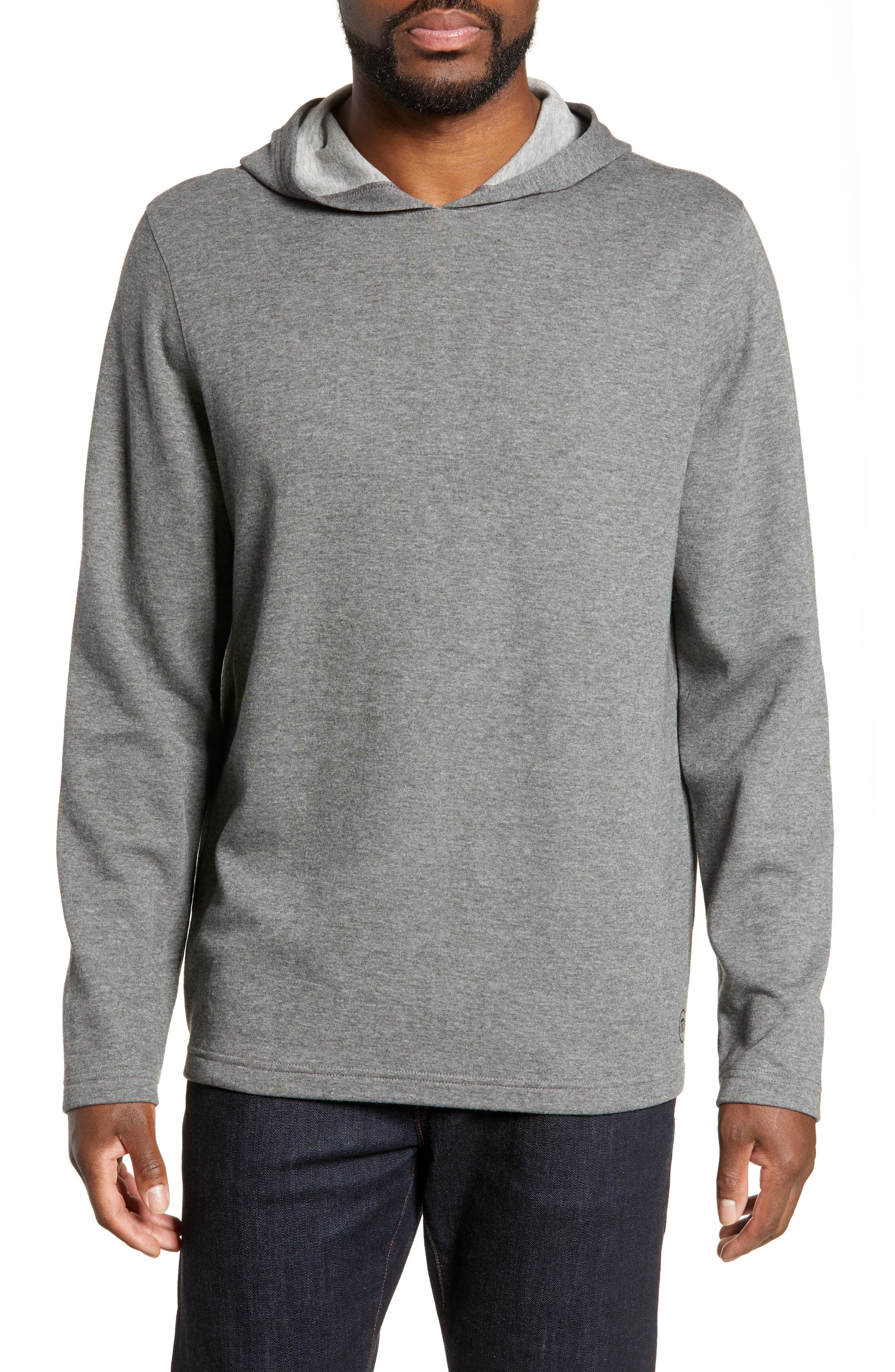 Travismathew Flix Performance Pullover Hoodie, Grey