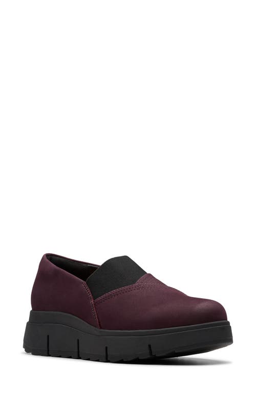 Shop Clarksr Clarks(r) Loriini West Platform Wedge Loafer In Plum