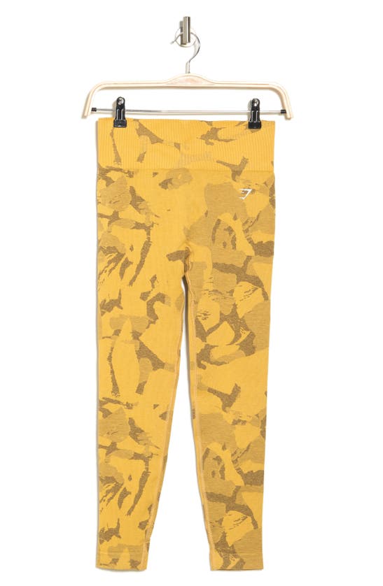 GYMSHARK ADAPT CAMO SAVANNA SEAMLESS LEGGINGS