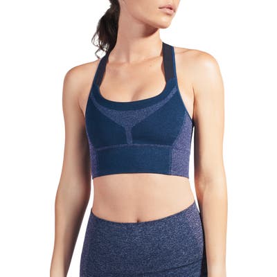 Lndr Rocket Medium Impact Sports Bra, Blue