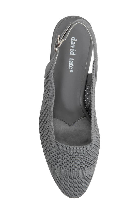 Shop David Tate Glenna Slingback Sandal In Gray