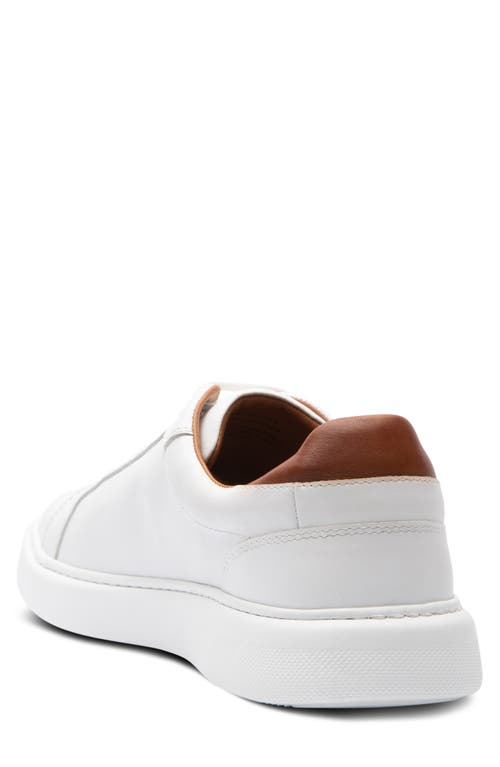 Shop Gordon Rush Devon Sneaker In White/luggage