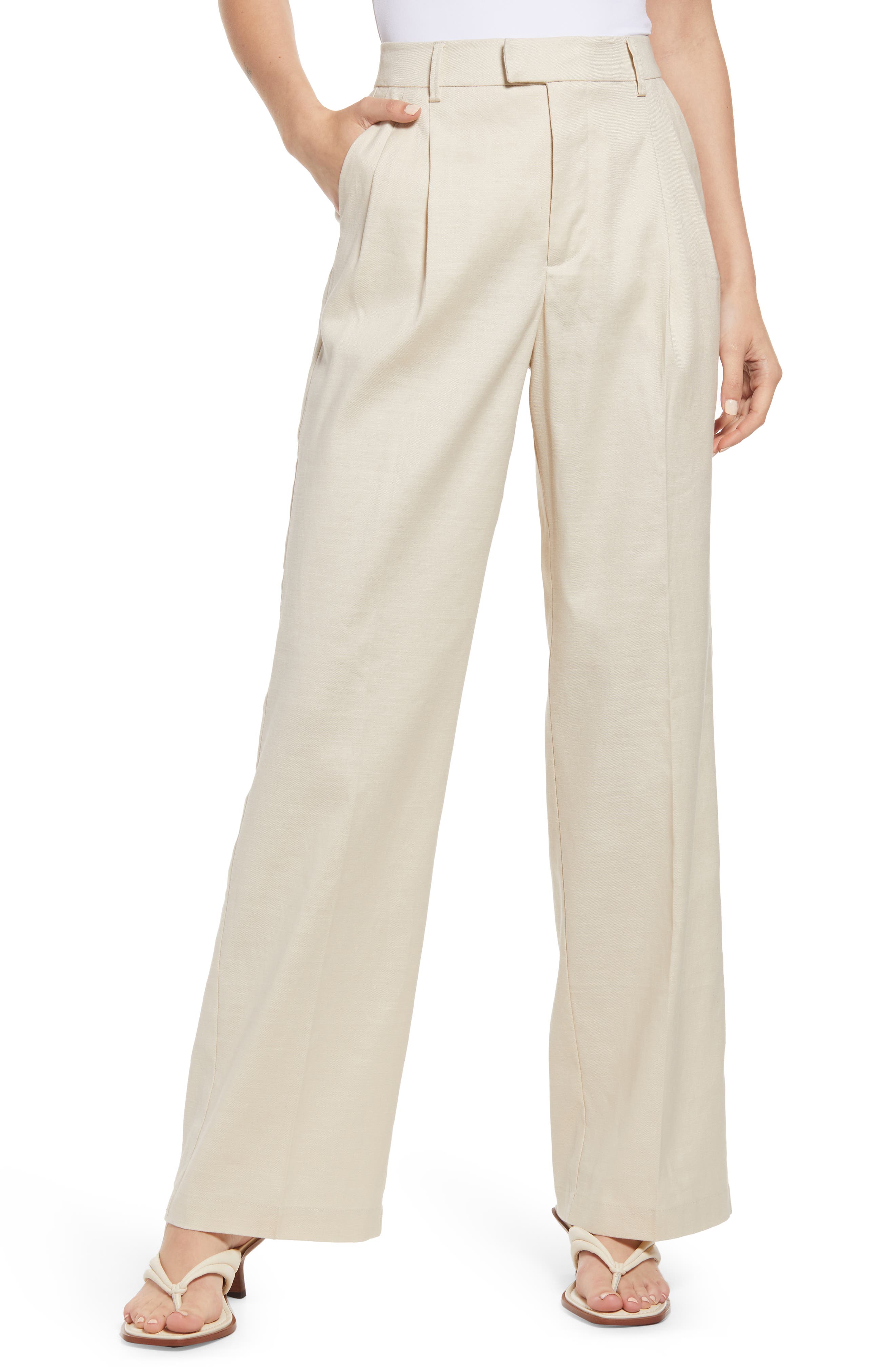Women's Beige Trousers \u0026 Wide-Leg Pants 