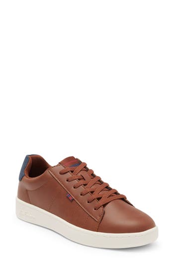 Shop Ben Sherman Hampton Sneaker In Brown/navy