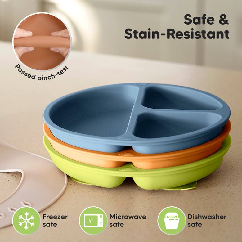 Shop Keababies 3-pack Prep Silicone Suction Plates