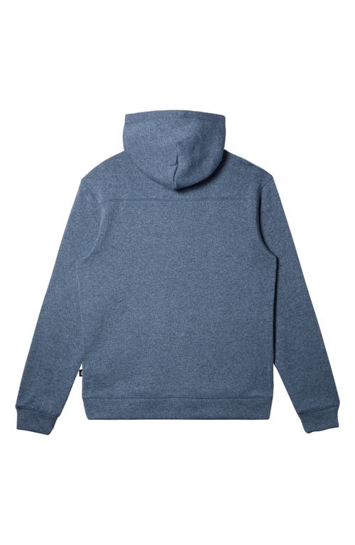 Shop Quiksilver Keller Fleece Lined Hoodie In Flint Stone Heather