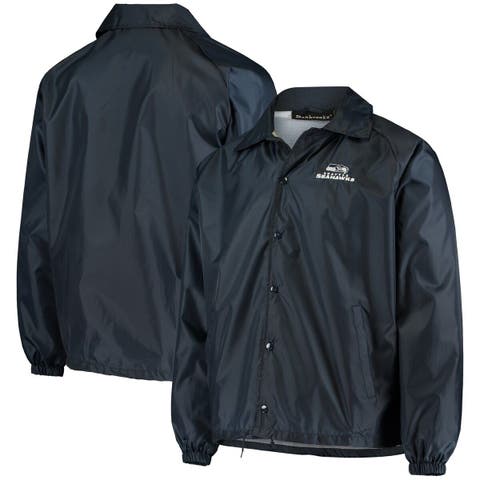 DUNBROOKE Men's Black Arizona Cardinals Coaches Classic Raglan Full-Snap  Windbreaker Jacket