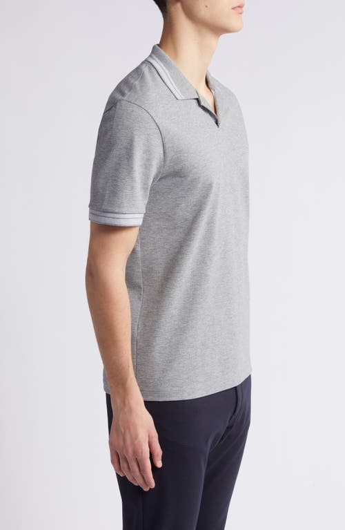 Shop Hugo Boss Boss Pye Polo In Silver