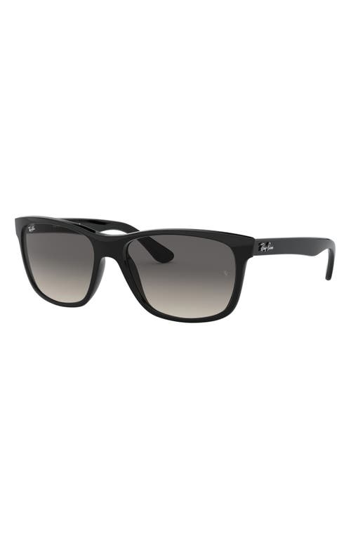 Shop Ray Ban Ray-ban 'wayfarer' 58mm Aviator Sunglasses In Black/grey Gradient