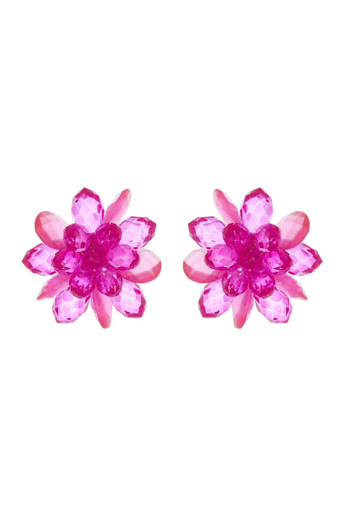 kate spade new york crystal flower stud earrings