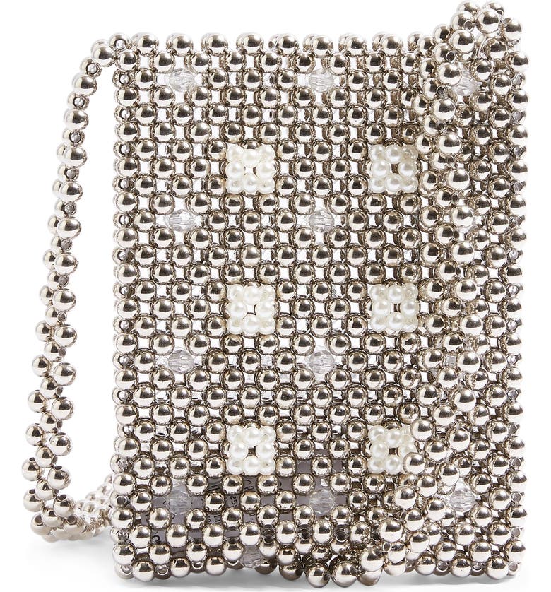 TOPSHOP Nina Crossbody Bag, Main, color, GUNMETAL