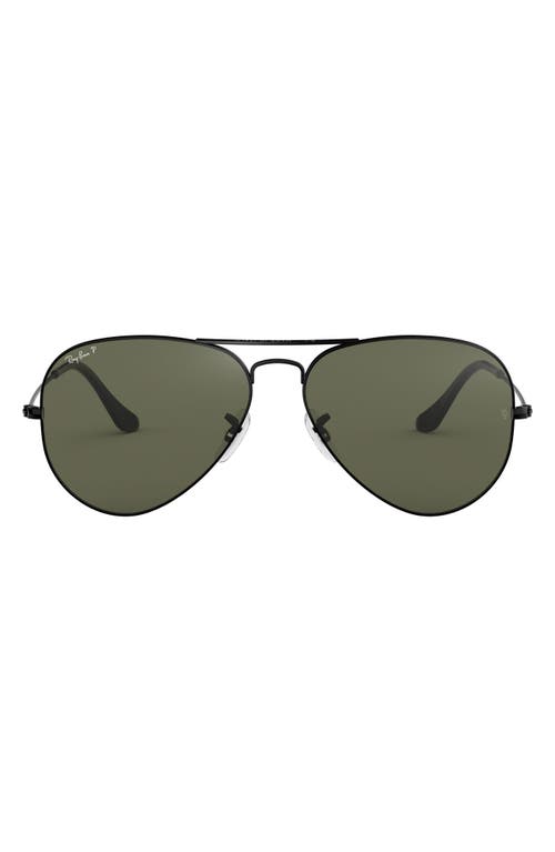 UPC 805289115694 product image for Ray-Ban Original 58mm Aviator Sunglasses in Black at Nordstrom | upcitemdb.com