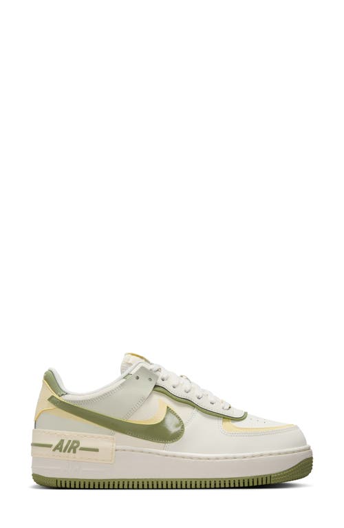 Shop Nike Air Force 1 Shadow Sneaker In Sail/oil Green/ivory