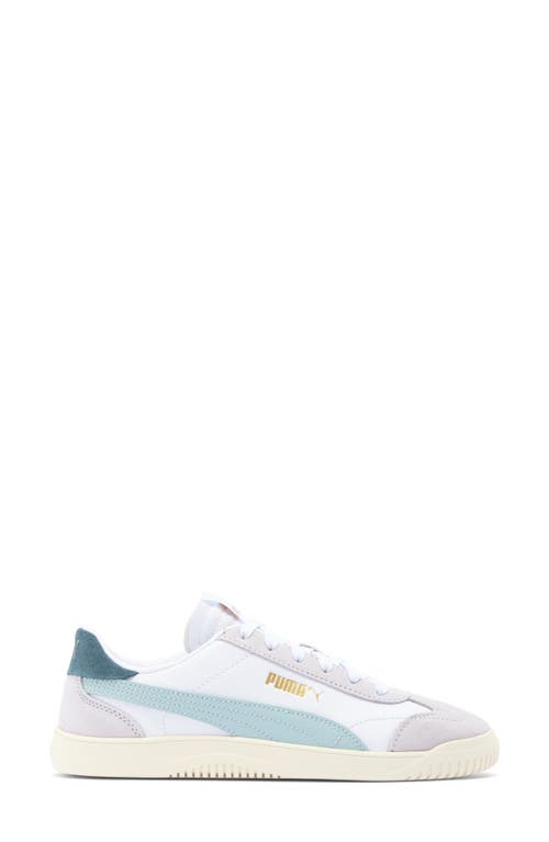 Puma Club 5v5 Sneaker In White-frosted Dew-marble