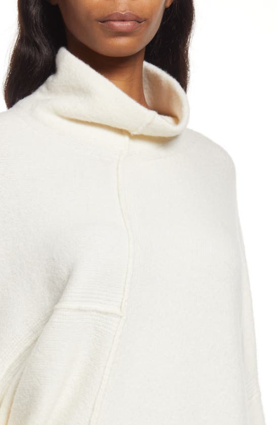Allsaints Lock Mock Neck Sweater In Chalk White