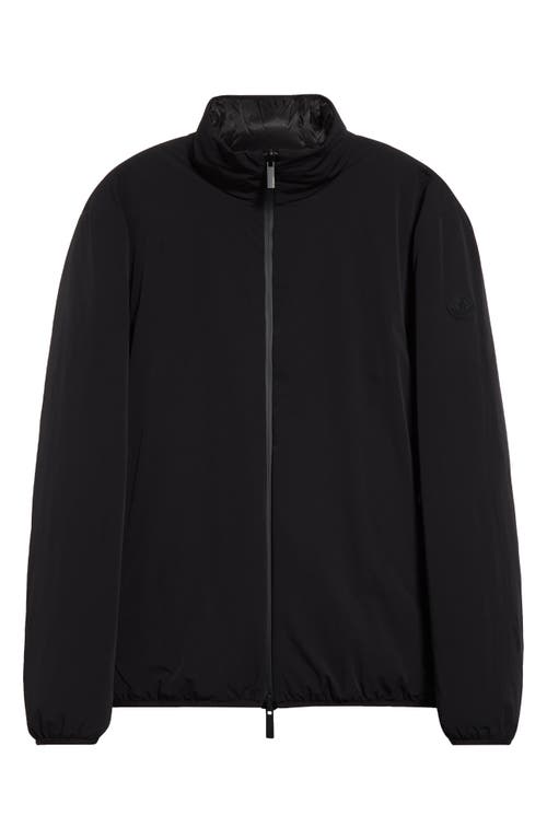 Moncler Gouilles Air Soft Tech Down Jacket In Black
