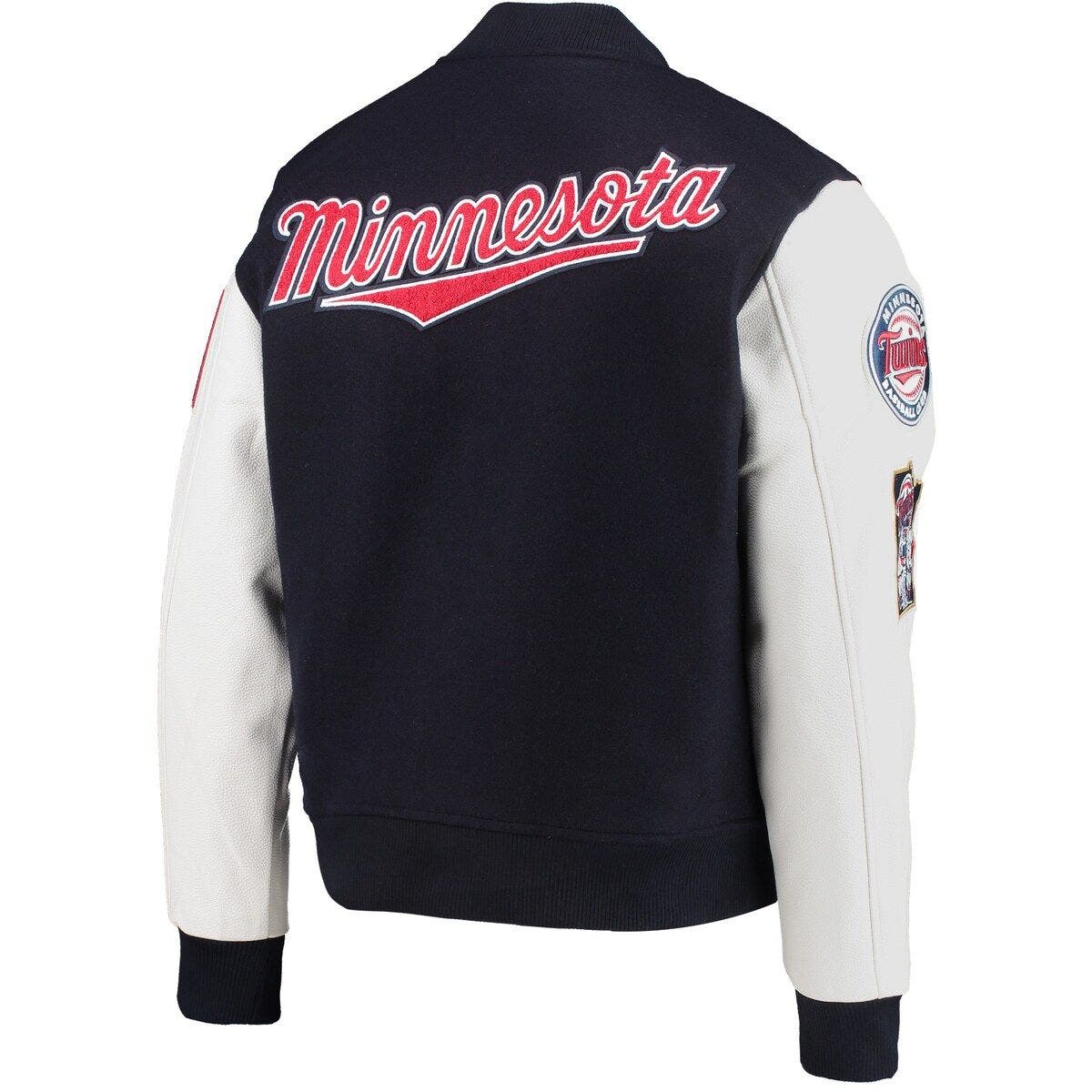 プロスタンダード ジャケット＆ブルゾン アウター メンズ Men's Navy Minnesota Twins Varsity Logo  Full-Zip Jacket Navy xpnB9t4QMH, ファッション - panamericanschool-pa.net