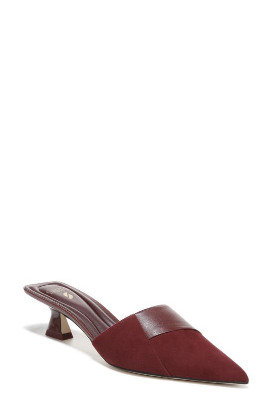 Sarto By Franco Sarto Dune Pointed Toe Mule In Wine | ModeSens