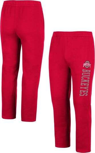 COLOSSEUM Men s Colosseum Scarlet Ohio State Buckeyes Fleece Pants