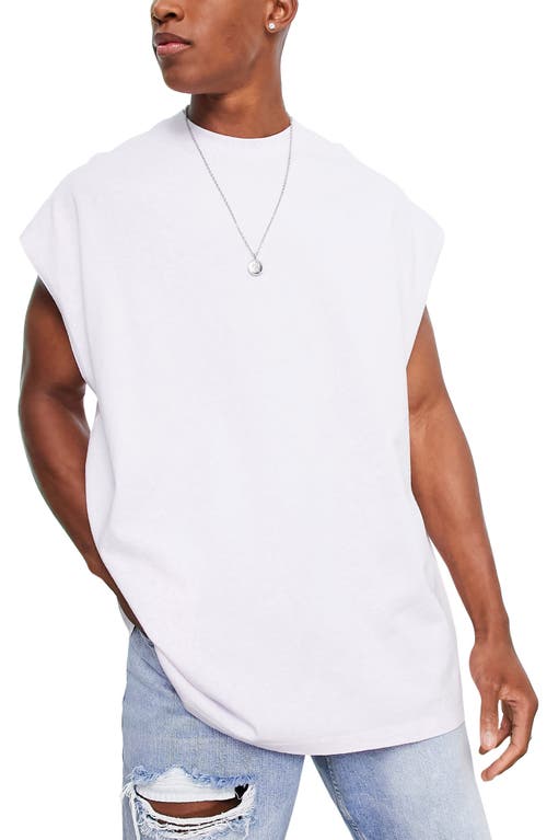 Topman Extreme Oversize Muscle Tank in Lilac