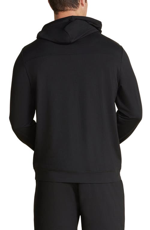 Shop Barefoot Dreams Malibu Collection® Butterchic Knit® Hoodie In Black