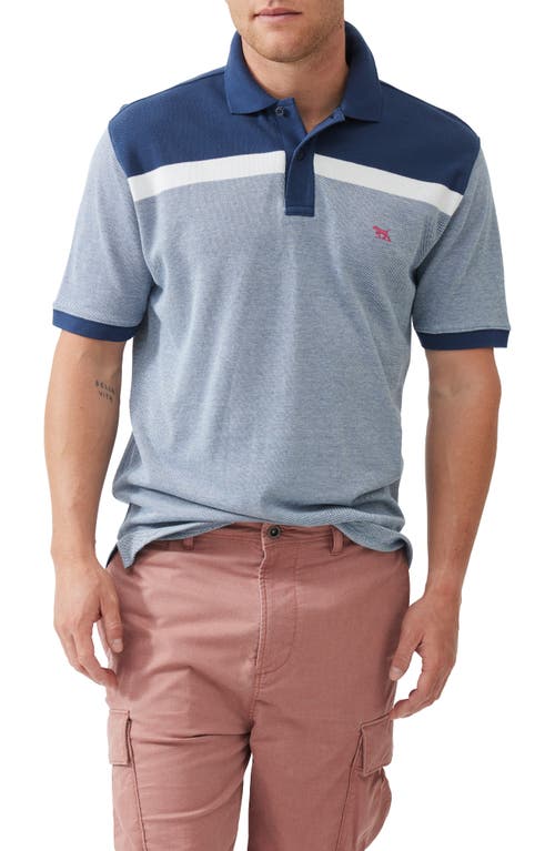 Rodd & Gunn Whitby Colorblock Piqué Knit Polo In Blue