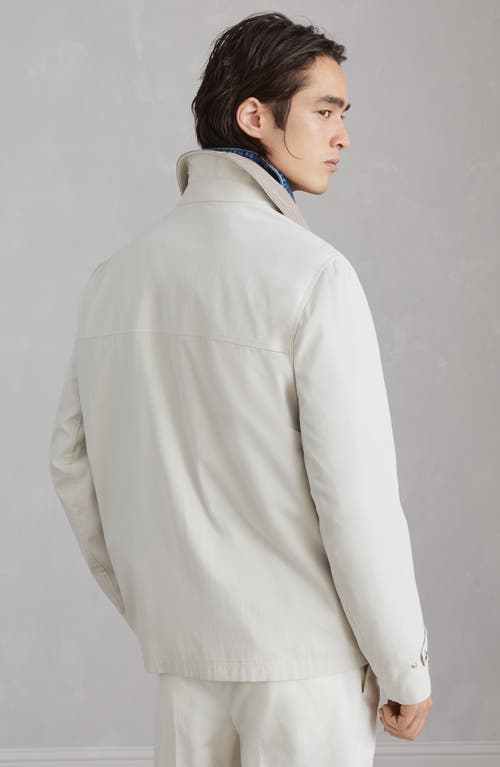 Shop Brunello Cucinelli Field Jacket In Chalk