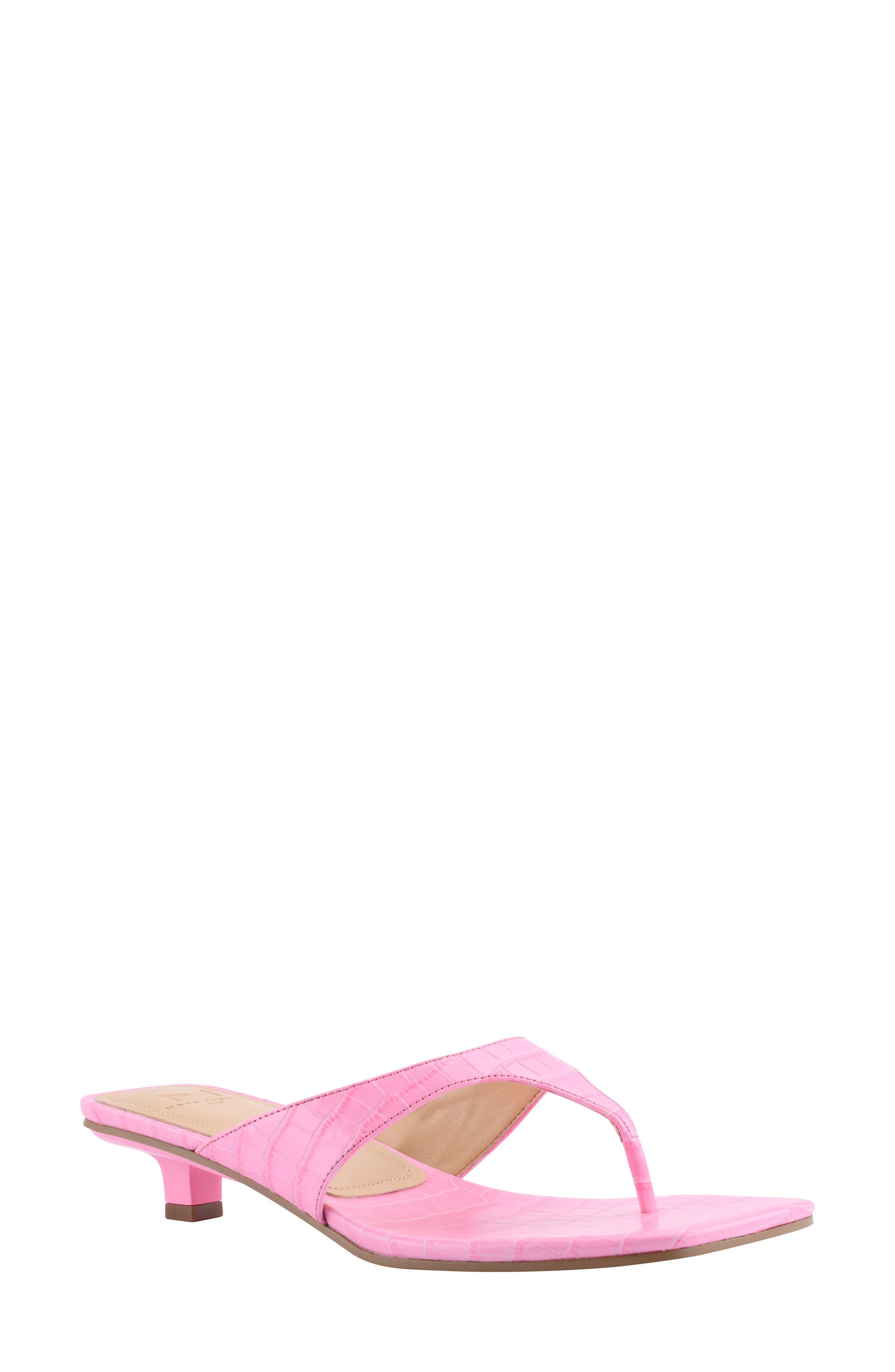 kitten heel flip flops