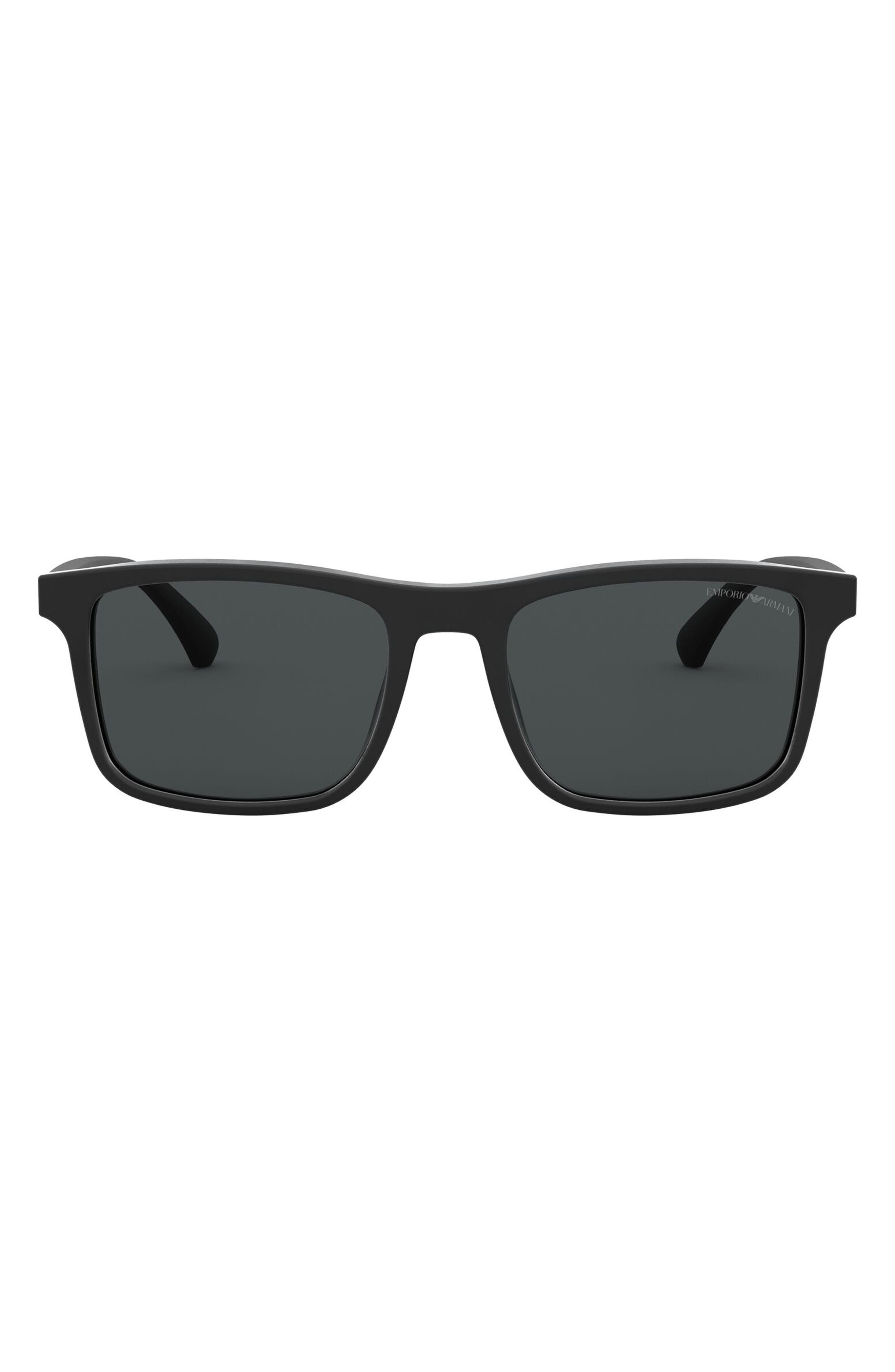 Dolce & Gabbana 60mm Rectangular Sunglasses in Black at Nordstrom