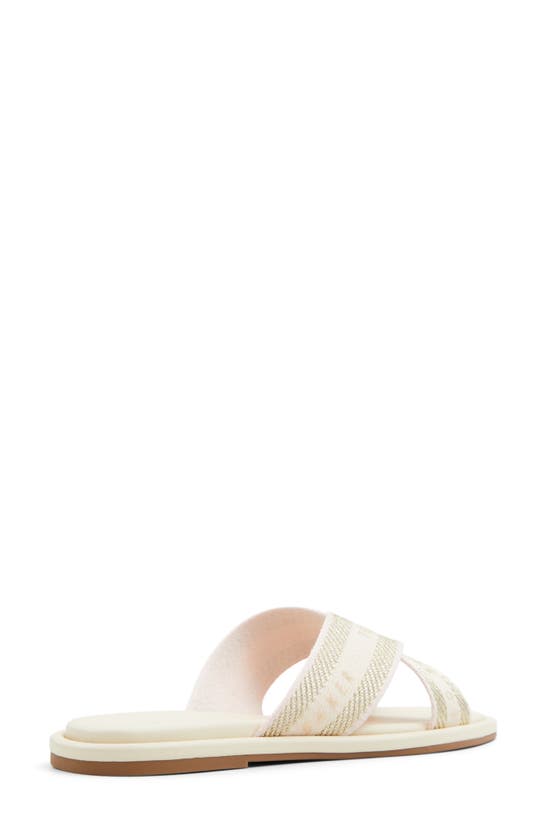 Shop Ted Baker Ashika Icon Slide Sandal In White