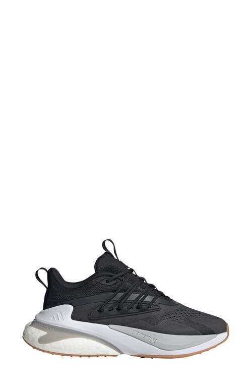 Adidas Originals Adidas Alphaboost V2 Running Sneaker In Black/ Carbon/ Solid Grey