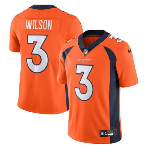 NFL Pro Line Men's Russell Wilson Orange Denver Broncos Player Jersey