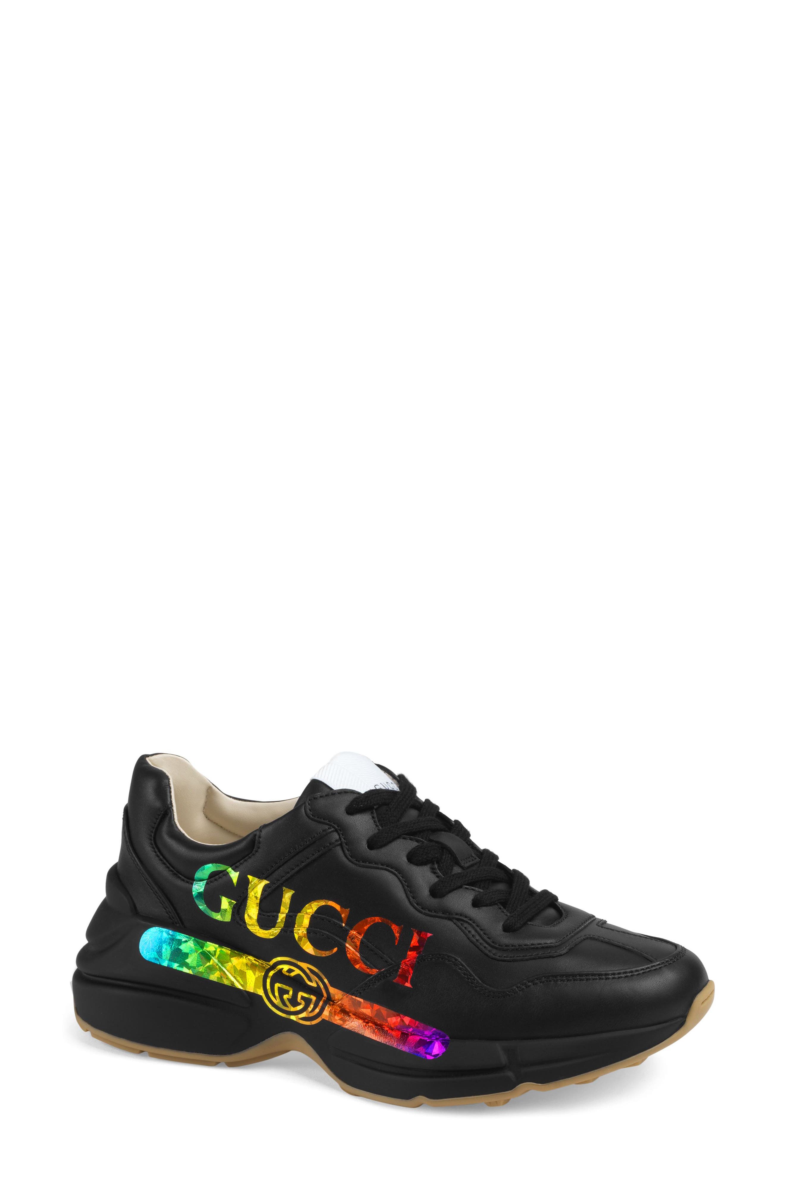 Gucci Rhyton Rainbow Sneaker (Women 