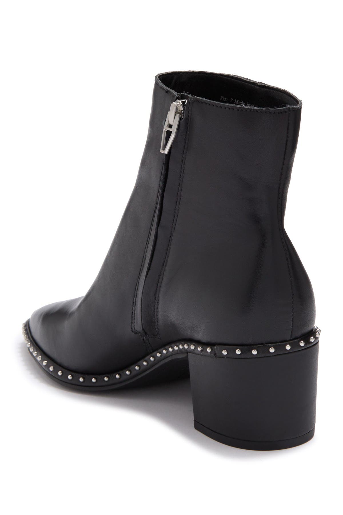 dolce vita black studded booties